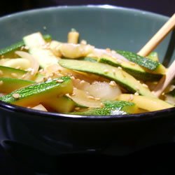 Japanese Zucchini and Onions recipe