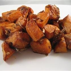 Onion Roasted Sweet Potatoes recipe