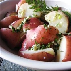 Garlic Dill New Potatoes recipe