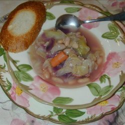 Minestra (Cabbage &  Beans) recipe