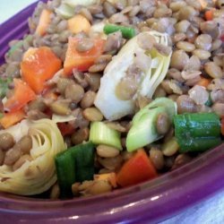 Easy Warm Lentil Salad recipe