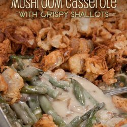 Mushroom Green Bean Casserole recipe