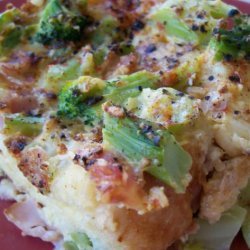 Ham and Broccoli Strata recipe