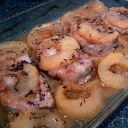 Norwegian Pork Chops With Caraway Apples recipe