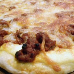 Bolognese Style Pan Pizza recipe
