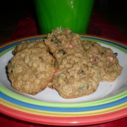 White Chocolate and Cranberry Oatmeal Cookies recipe