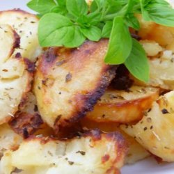 Patates Fourno Riganates (Baked Potatoes With Oregano) recipe