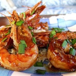Ginger-Honey Glazed Shrimps recipe