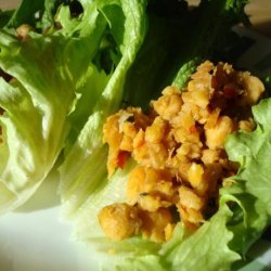 Asian Chickpea Lettuce Wraps recipe