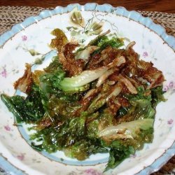 Flash Fried Spinach (Or Escarole) recipe