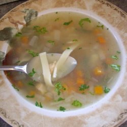 Chicken Noodle Soup With Fresh Herbs recipe