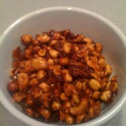 Wonderful Microwave Honey Roasted Nuts recipe