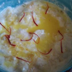 Fruit Kheer (Indian Fruit & Yogurt Pudding) recipe