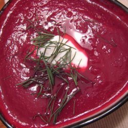 Beet and Fennel Soup recipe