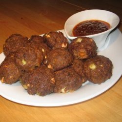 Carrot Satay Meatballs (Using Vegemite) recipe