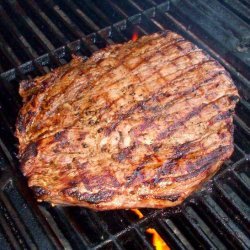 Grilled New York Steaks With Chimichurri recipe
