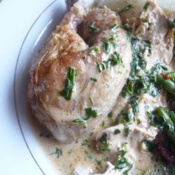 Chicken With Tarragon Cream Sauce recipe