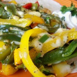 Rajas Con Queso (Peppers With Cheese) recipe