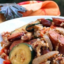 Sausage and Veggie Skillet Supper recipe