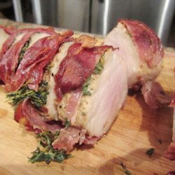 Pork Tenderloin Wrapped in Prosciutto, With an Herbed Pan Sauce recipe