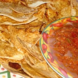 Homemade Spicy Tortilla Chips recipe