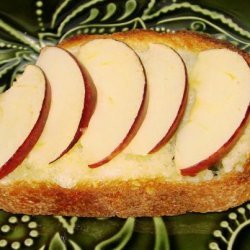 Apple Toasts. recipe