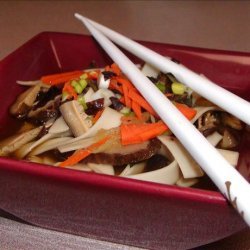 Vegetables & Udon in Chicken - Miso Broth recipe