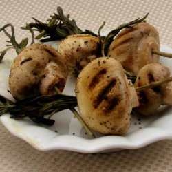 Rosemary Skewered Mushrooms recipe