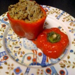 Stuffed Thyme Bell Peppers recipe