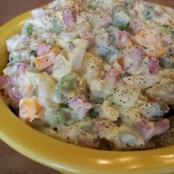 Smoked Cheese ( Gouda or Alps) Potato Salad recipe