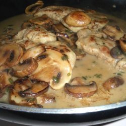 Pork Scaloppini With Mushrooms recipe