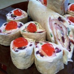 Cranberry Ham & Cheese Appetizers (Or Wraps) recipe