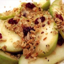 Sautéed Apple Crisp With Cranberries recipe