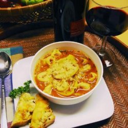 Healthy Tomato-Tortellini Soup recipe