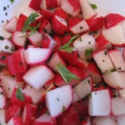 Radish Mint Salad recipe