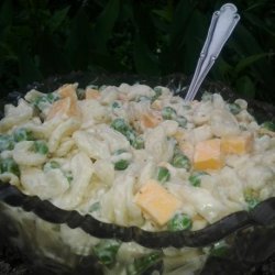 Pea and Cheese Pasta Salad recipe