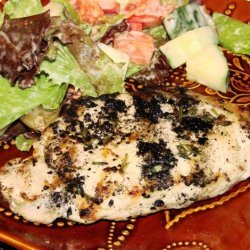 Grilled Pork Chops With Lavender Flowers recipe