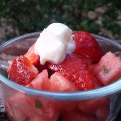 Watermelon & Raspberry Salad (21 Day Wonder Diet: Day 11) recipe