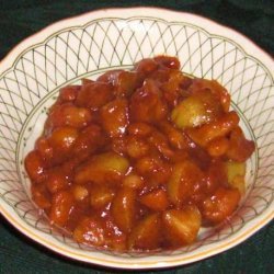 Slow Cooker Apple Bean Bake recipe