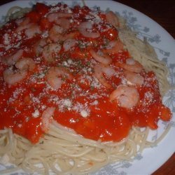 Tangy Shrimp Spaghetti recipe