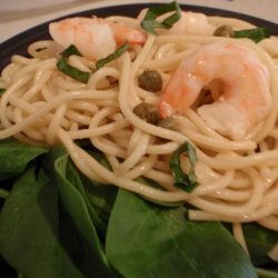 Shrimp and Basil Pasta recipe