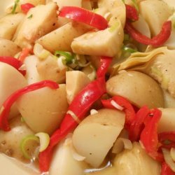 Artichoke, Red Pepper & Potato Salad recipe