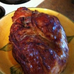Bone-In Ham on the Barbecue With Honey-Butter Glaze recipe