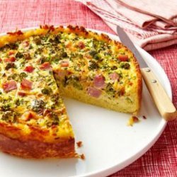 Ham and Broccoli Quiche recipe