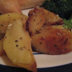 Vegan Greek Roasted Potatoes recipe