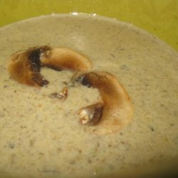Creamy Mushroom & Roasted Onion Soup recipe