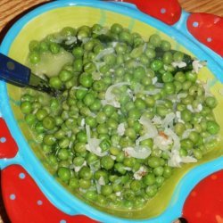 Peas With Spinach and Shallots recipe