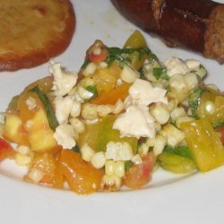 Grilled Corn and Tomato Salad recipe