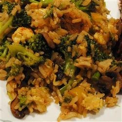 Broccoli and Rice Stir Fry recipe