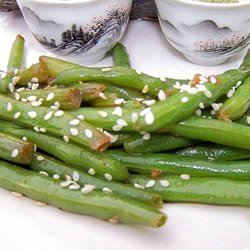 Quick Sesame Green Beans recipe